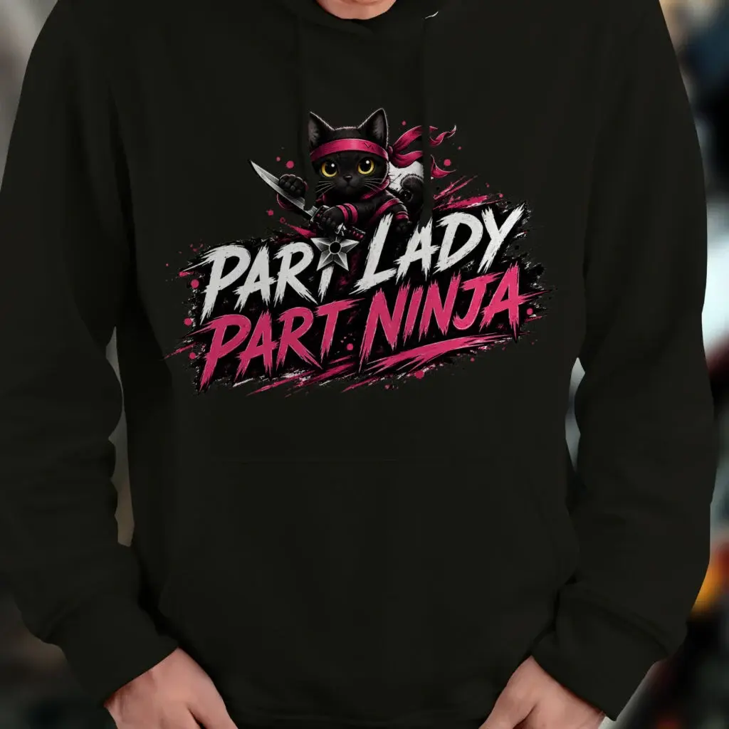 Cat Ninja Hoodie Drop
