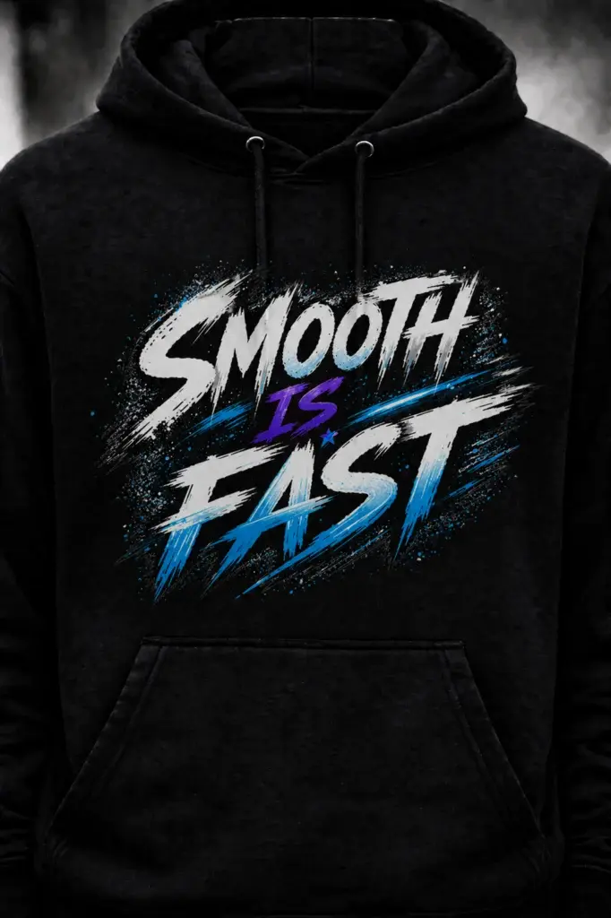 Smooth Is Fast Hoodie Drop