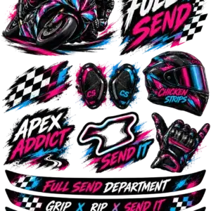 Chicken Strips UV DTF Sticker Pack 03 - Full Send